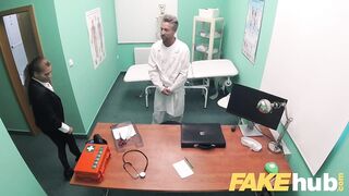 Fake Hospital Sexy Czech estate agent loves sucking and fucking docs cock