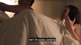 Stepniece got surprised! walk naked around the house