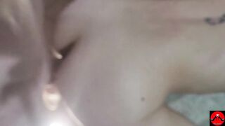 Romantic anal! Deepthroat and doggy style anal with cumshot in the ass