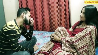 Indian xxx milf bhabhi real sex with husband close friend! Clear hindi audio