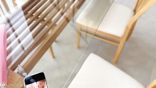 Cum on nude pics of my hot student-neighbor and then gave a huge cumshot on her face | Anastangel