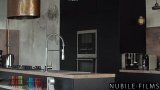 Stunner Sharon White gets to Work on Busy Boyfriends Cock During Work Meeting