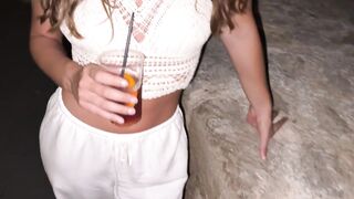 SPANISH TOURIST gets PICKED UP and FUCKED by an ITALIAN guy