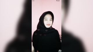 Nana Jilbab Cantik Nekat Bugil Menit 13 Pulen Susunya