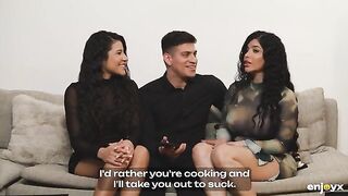 Family Threesome. Sisters Retali