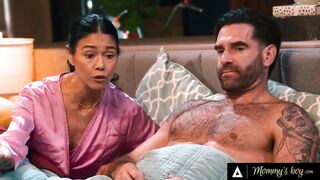 MOMMY'S BOY - Petite Alexia Anders Gets Fucked By Stepbrother Next To Stepmom Dana Vespoli In 4-Some