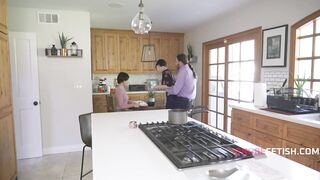 Patriarch Has Access To Every Pussy In The House - Angelina Red, Jessica Ryan, Jack Vegas