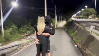 WIFE WITH CUCKOLD'S FRIEND ON AV. BRASIL