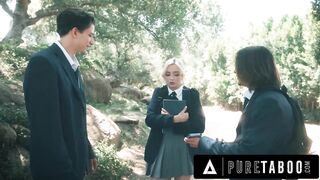 PURE TABOO Virgin Lexi Lore DP'd & DOUBLE CREAMPIED By Hung Stepbrothers To Please Ouija Board Demon