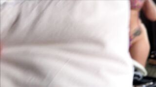 Latina Step Sis Shares Bed on Vacation - Family Therapy - Alex Adams