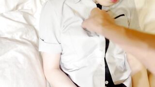 Creampie Sex with teenage McDonalds casher