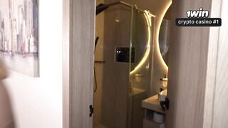 Busty ends up in her brother-in-law's bed after stealing his towel - Daniela Gomez & Horvex