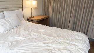 Jak Knife - Big titty coworker says NO to CONDOM during business trip hookup - Hailey Rose