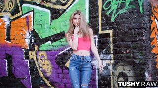 TUSHYRAW Petite Hottie Loves Getting Her Tight Ass Filled - Gina Gerson