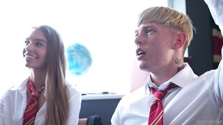 NEW Bonnie Blue, Classroom Gang Bang Orgy