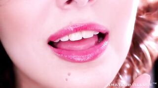 Amateur Allure Introduces Leana Lovings, Sexy Brunette Sucks, Fucks and Eats a Load of Protein