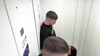 I get HOT in the ELEVATOR and FUCK my best friend until I get the milk out of it