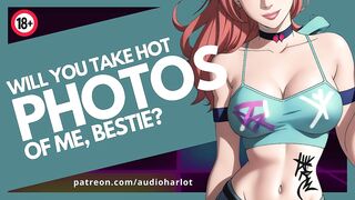 Helping Your Fitness Model Bestie Take Photos For A Competition (Audio Porn)