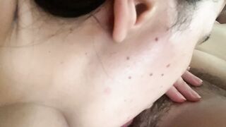 Lesbian friends fuck trying to be quiet in the room alone