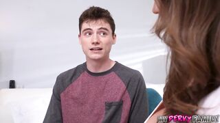 Kat Marie’s Huge Boobs Bounced as Stepsons Spit Roast Her! - MyPervyFamily / Stepmom Kat Marie Shares Big Tits with Stepsons in Wild 3some - MyPervyFamily