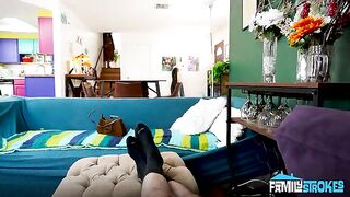 Sneaky Sex: My Dick In a Box Prank Got Me Laid! (Amber Maddie Family Stokes Debut)