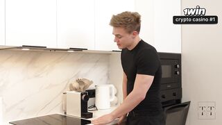 I`LL MAKE HER SUCK HIS DICK FOR DRINKING ALL THE COFFE! 4K HD Tim Team