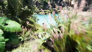 The ancient statue suddenly woke up and began rhythmically fucking Lara. 3D Hentai Game