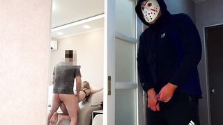 Horny Wife Fucked A Pervert Maniac On Halloween Thinking It Was Her Husband - English Subtitles