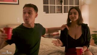Hailey Rose comes over to the frat house for hookup sex - All Or Nothing Movie Part 2