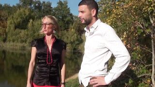 French Milf Bethie Lova Anal Outdoors