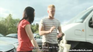 Ripped Up and Fucked on the Hood