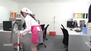 Asian Office Lady Chihiro Akino Delivers Hardcore Blowjob And Craves Creampie Pleasure