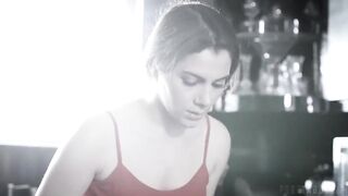 PURE TABOO. Wealthy man intimidates his European maid into cleaning for him in the nude