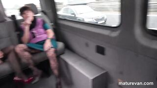 That’s why we LOVE Grannies! Skinny Guy with Big Cock gets Picked up in the MatureVan
