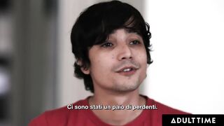 ADULT TIME - Eliza Ibarra Puts On Wrong Glasses & Fucks Her Stepbro Instead Of BF! ITALIAN SUBTITLES