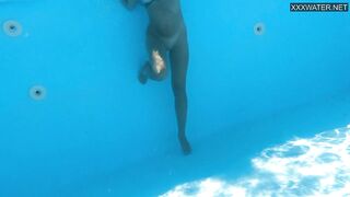 Super hot and juicy milf Heart in the pool