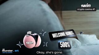 Step Mom and Step Sister Share Bed with Step Son in Wild Hotel Fuck (feat. Ghomestory)