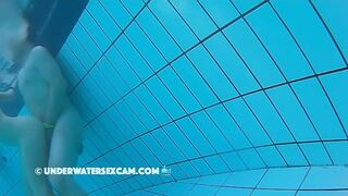 Although It Is A Public Swimming Public Pool This Couple Fucks Without Any Shame