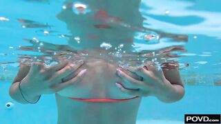 Aubry Babcock Tantalizing Swim - POVD
