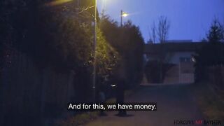 Railed In Catwoman Mask In A Van