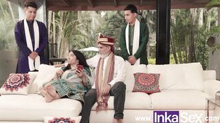 Hindu Milf Gets Fucked By Her Husband's Twins