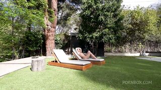 Lily Phillips - My Hot British Step Sis Only Sunbathes Naked And Loves Outdoor Sex