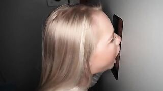 Blonde Gloryholeswallow