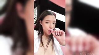 Young Fuck Doll Layla Jenner Gives Road Head Then Gets Dicked Down Properly By Jules