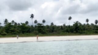 She received an unexpected anal creampie in front of everyone.