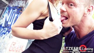 Hot Public Sex with Skinny Exchange Student Teen