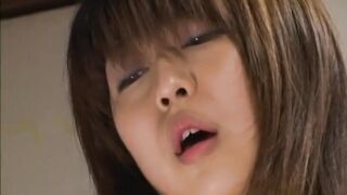 Creampied asian teen slut drips cum