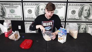 Mr.Beast ASMR: Jimmy eats cereal while nervously glancing left